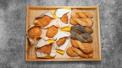 심봉사 찹쌀 꽈배기 고로께집..너무맛있어서 심봉사가 눈을뜨다