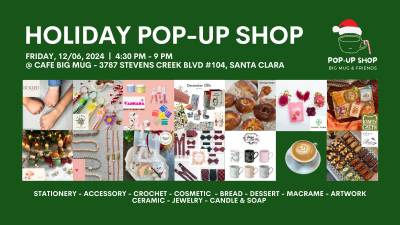 Holiday Pop-Up Shop 12/6(금), 오후